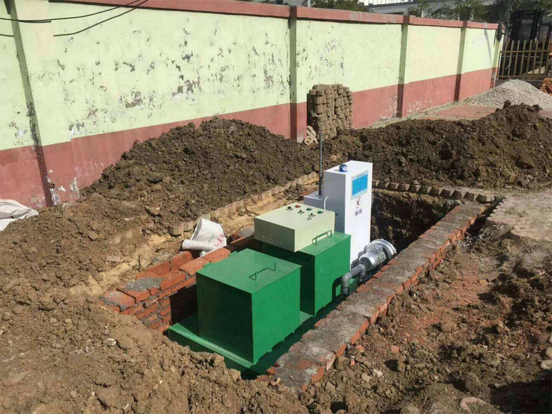 Domestic sewage treatment project